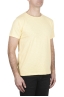 SBU 03065_2020AW T-shirt à col rond en coton flammé jaune 02