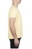 SBU 03065_2020AW T-shirt à col rond en coton flammé jaune 03