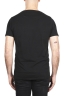 SBU 03066_2020AW T-shirt girocollo aperto in cotone fiammato nera 05