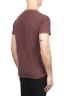 SBU 03069_2020AW Camiseta de algodón con cuello redondo en color rojo ladrillo 04