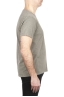 SBU 03070_2020AW Flamed cotton scoop neck t-shirt olive green 03