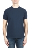 SBU 03074_2020AW T-shirt classique en coton piqué bleu marine 01