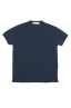 SBU 03074_2020AW T-shirt classique en coton piqué bleu marine 06