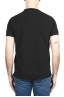 SBU 03077_2020AW T-shirt classique en coton piqué noir 05