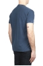 SBU 03078_2020AW Camiseta clásica de piqué de algodón azul 04