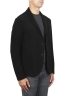 SBU 03087_2020AW Black wool blend sport jacket unconstructed and unlined 02