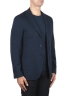 SBU 03092_2020AW Blue wool and cotton blazer unconstructed and unlined 02