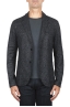 SBU 03094_2020AW Black wool blend sport blazer unconstructed and unlined 01