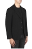 SBU 03096_2020AW Black stretch cotton sport blazer unconstructed and unlined 02
