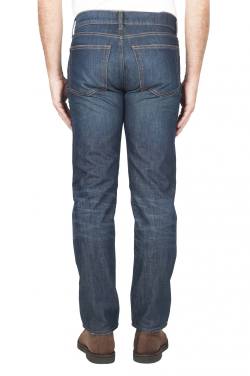 SBU 03110_2020AW Denim bleu jeans délavé en coton biologique 01