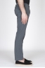 Pantaloni Chino Regular Fit Classici In Cotone Stretch Grigio
