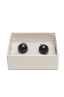 SBU 03128_2020AW Boutons de manchettes classiques en argent et en onyx minéral 04