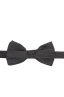 SBU 03131_2020AW Classic ready-tied bow tie in grey silk satin 02