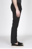 SBU - Strategic Business Unit - Classic Regular Fit Chino Pants In Black Stretch Cotton