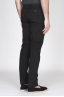 SBU - Strategic Business Unit - Classic Regular Fit Chino Pants In Black Stretch Cotton