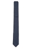 SBU 03135_2020AW Corbata clásica de punta fina en lana y seda azul 02