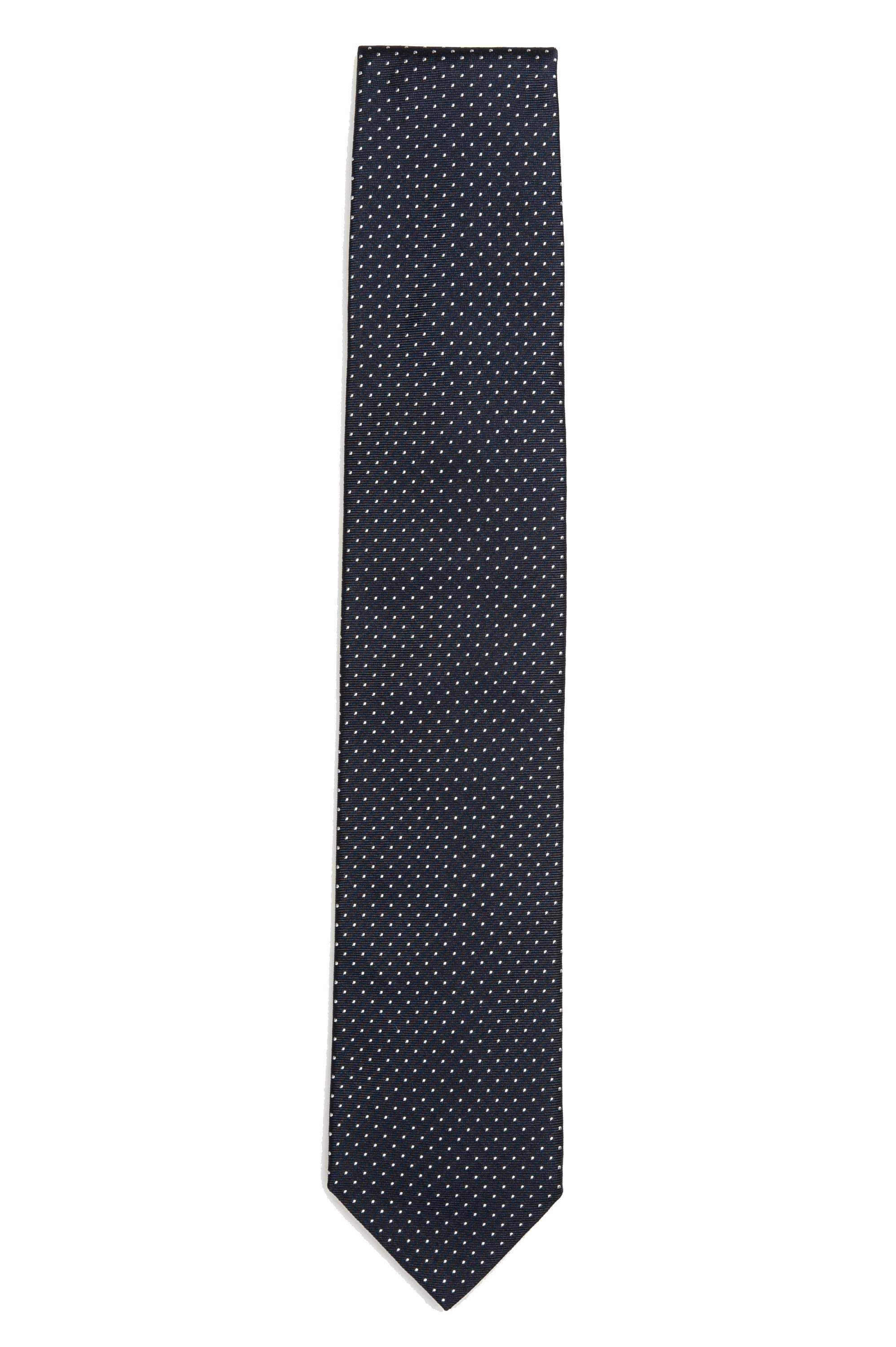 SBU 03139_2020AW Classic handmade pointed tie in silk 01