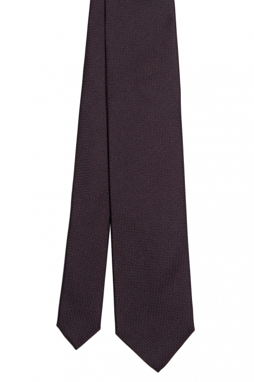 SBU 03141_2020AW Classic handmade pointed tie in silk 01