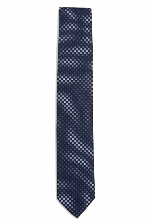 SBU 03144_2020AW Classic handmade pointed tie in silk 01