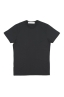 SBU 03146_2020AW Clásica camiseta de cuello redondo negra manga corta de algodón 06