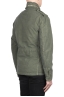 SBU 03152_2021SS Giacca militare stone washed in cotone verde 04