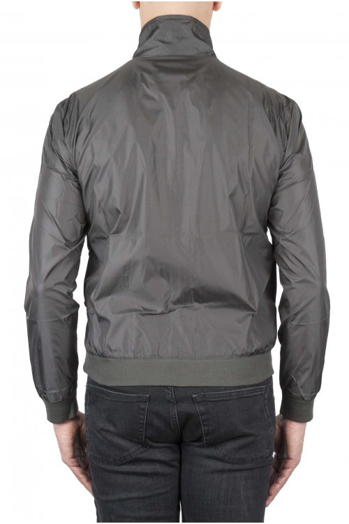 SBU 03165_2021SS Windbreaker bomber jacket in grey ultra-lightweight nylon 01