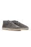 SBU 03183_2021SS Original grey suede leather lace up espadrilles with rubber sole 02