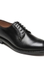 SBU 03200_2021SS Black lace-up plain calfskin derbies with leather sole 06