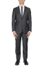 SBU 03242_2021SS Blazer y pantalón formal de lana fresca gris para hombre 01