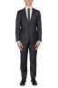 SBU 03243_2021SS Blazer y pantalón formal de lana fresca negro para hombre 01