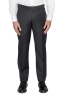 SBU 03243_2021SS Blazer y pantalón formal de lana fresca negro para hombre 04