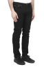 SBU 03213_2021SS Jeans en coton stretch noir teint à l'encre naturelle 02