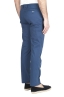 SBU 03255_2021SS Pantalones chinos clásicos en algodón elástico azul 04