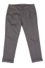 SBU 03258_2021SS Pantalón clásico de algodón gris con pinzas y puños 06