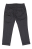 SBU 03259_2021SS Pantalón clásico de algodón azul con pinzas y puños 06