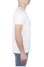 SBU 02844_2021SS 青と白のグラフィックを印刷した古典的な半袖綿ラウンドネックtシャツ 03