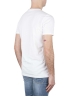 SBU 02844_2021SS Clásica camiseta de cuello redondo manga corta de algodón azul y blanca gráfica impresa 04