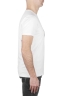 SBU 02845_2021SS Clásica camiseta de cuello redondo manga corta de algodón gris y blanca gráfica impresa 03