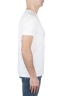 SBU 02847_2021SS T-shirt girocollo classica a maniche corte in cotone grafica stampata verde e bianca 03