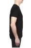 SBU 01786_2021SS Camiseta negra con cuello redondo estampado aniversario 25 años 03