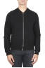 SBU 01463_2021SS Black cotton jersey bomber sweatshirt 04
