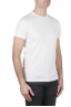 SBU 01162_2021SS Shirt classique blanc col rond manches courtes en coton 02
