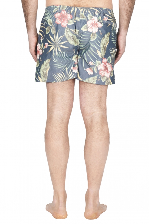 SBU 01759_2021SS Tactical swimsuit trunks in floral print ultra-lightweight nylon 01