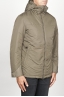 SBU 00901 Technical waterproof padded short parka jacket green 02