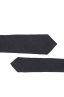 SBU 01569_2021SS Classic skinny pointed tie in black wool and silk 03