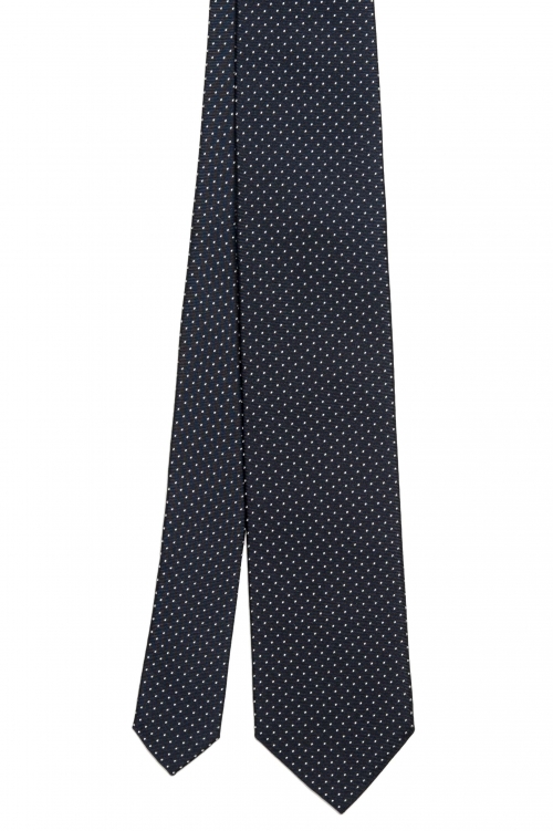 SBU 01575_2021SS Classic handmade pointed tie in silk 01