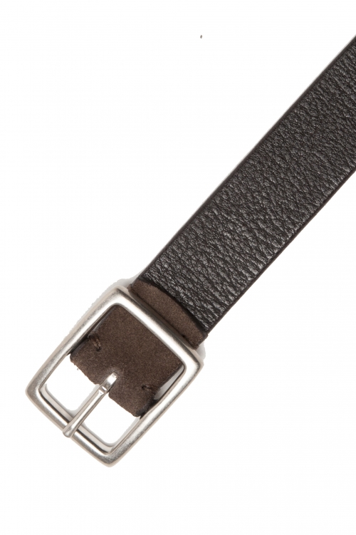 SBU 03008_2021SS Reversible brown and black leather belt 1.2 inches 01
