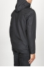 SBU 00903 Technical waterproof hooded windbreaker jacket black 03
