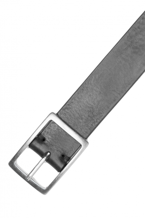 SBU 03026_2021SS Cinturón de piel de vacuno 3.5 cm negro 01