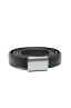 SBU 03030_2021SS Military black leather 0.8 inches belt 01